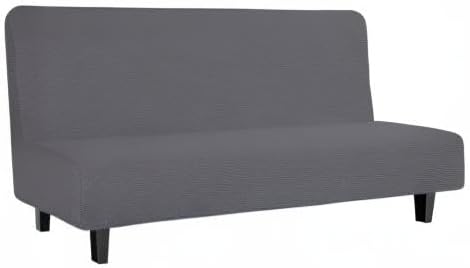 Easy-Going Stretch Futon Slipcover Armless Futon Bed Cover Furniture Protector - Image 8