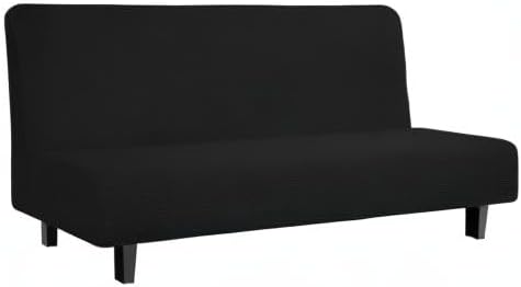 Easy-Going Stretch Futon Slipcover Armless Futon Bed Cover Furniture Protector - Image 7