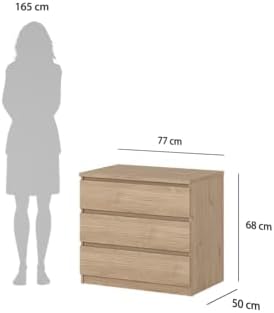 tvilum 3 drawer chest, view 12