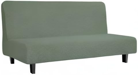 Easy-Going Stretch Futon Slipcover Armless Futon Bed Cover Furniture Protector - Image 7