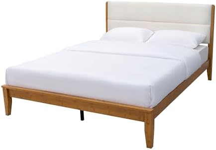 yechen joinery inspired solid bamboo bed frame queen, view 9