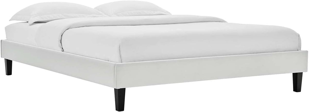 modway reign platform, king, light gray, main product view