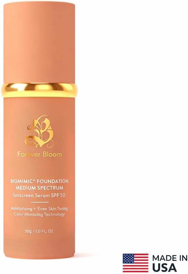 Forever Bloom Biomimic 4-in-1 Color Changing Foundation SPF 50, Medium