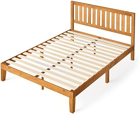 zinus alexia solid wood platform bed frame with, view 12