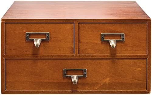 modular stackable desktop apothecary cabinet with 3 drawers, view 9