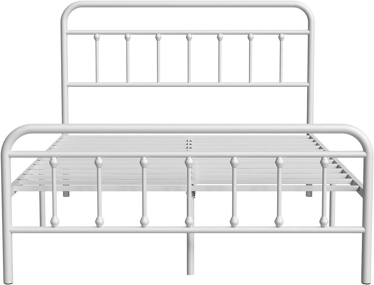 novilla metal full size bed frame - modern on a desk or shelf