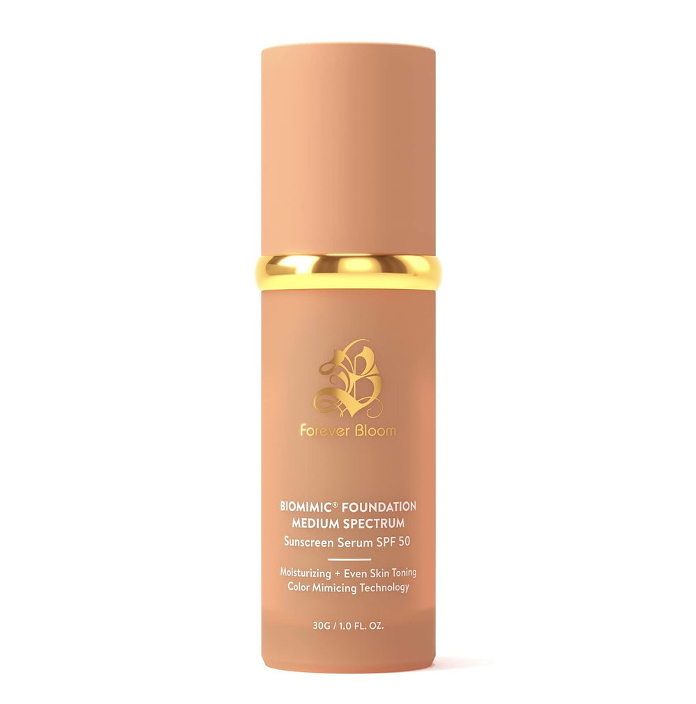 Forever Bloom Biomimic 4-in-1 Color Changing Foundation SPF 50, Medium
