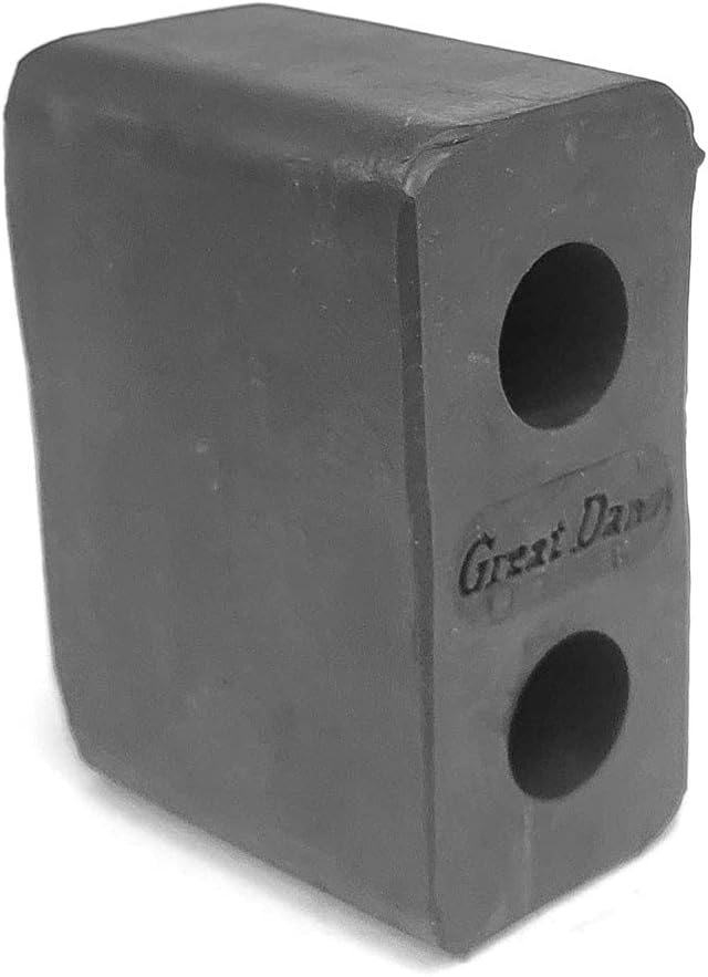 2X Aurora IMXGT-2038 Reinforced Rubber Rectangular 2 Hole 6" x 3" x...