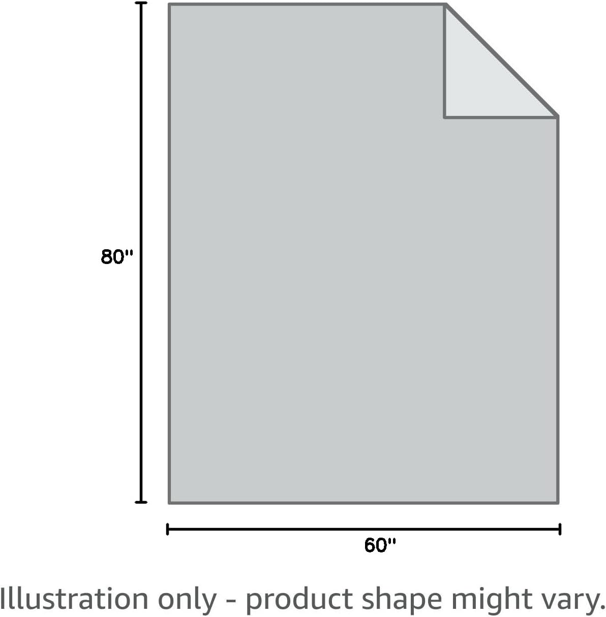 jooja knitted dark grey black throw twin size, front angle view