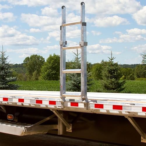48" Step Deck Ladder, Aluminum, Transport Truck, for 28" to 42"...