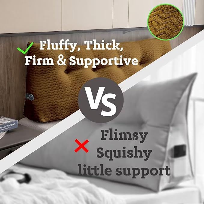Large Bolster Triangular Headboard Wedge Backrest Positioning Support Bed Rest - Image 7
