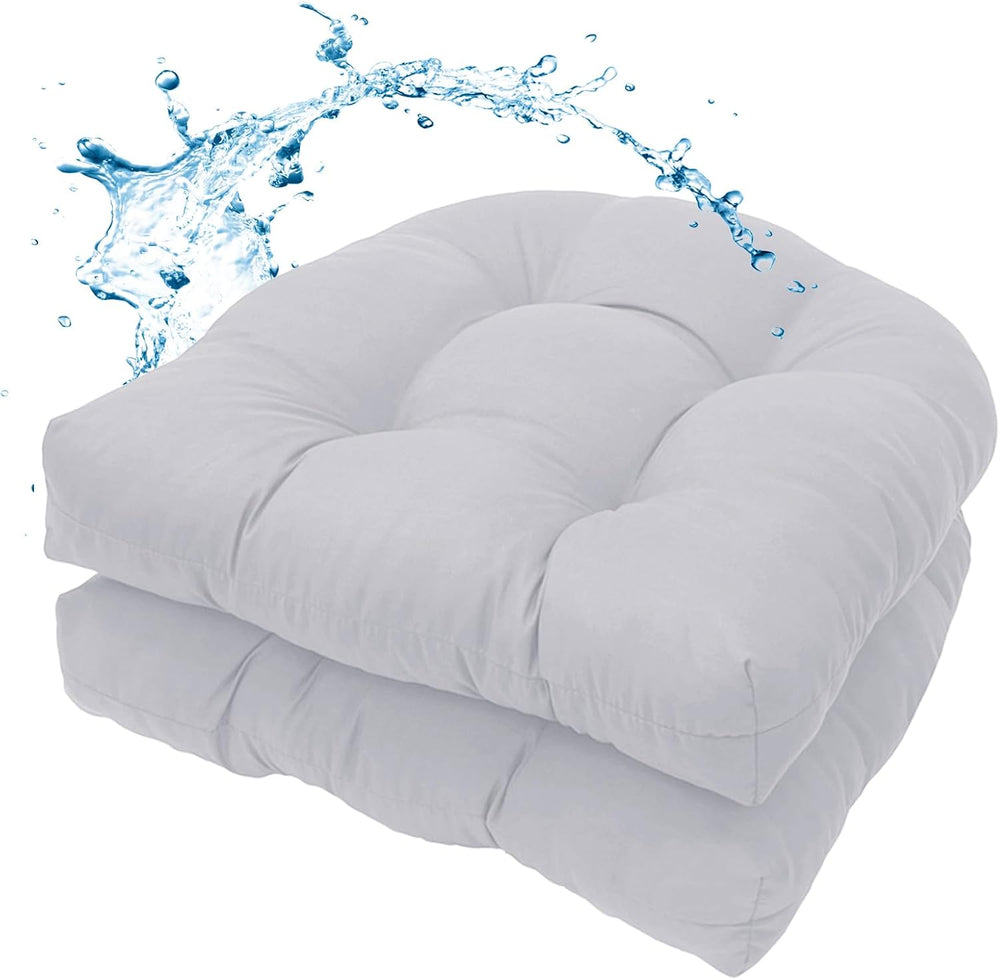 MTMR Outdoor Chair Cushions Set of 2, Patio Furniture Seat Pads, Waterproof