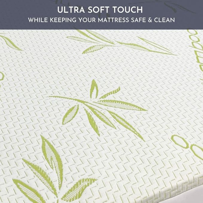 Bamboo Cooling Mattress Protector - Image 9