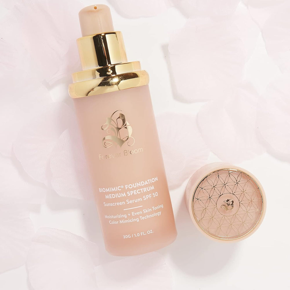 Forever Bloom Biomimic 4-in-1 Color Changing Foundation SPF 50, Medium