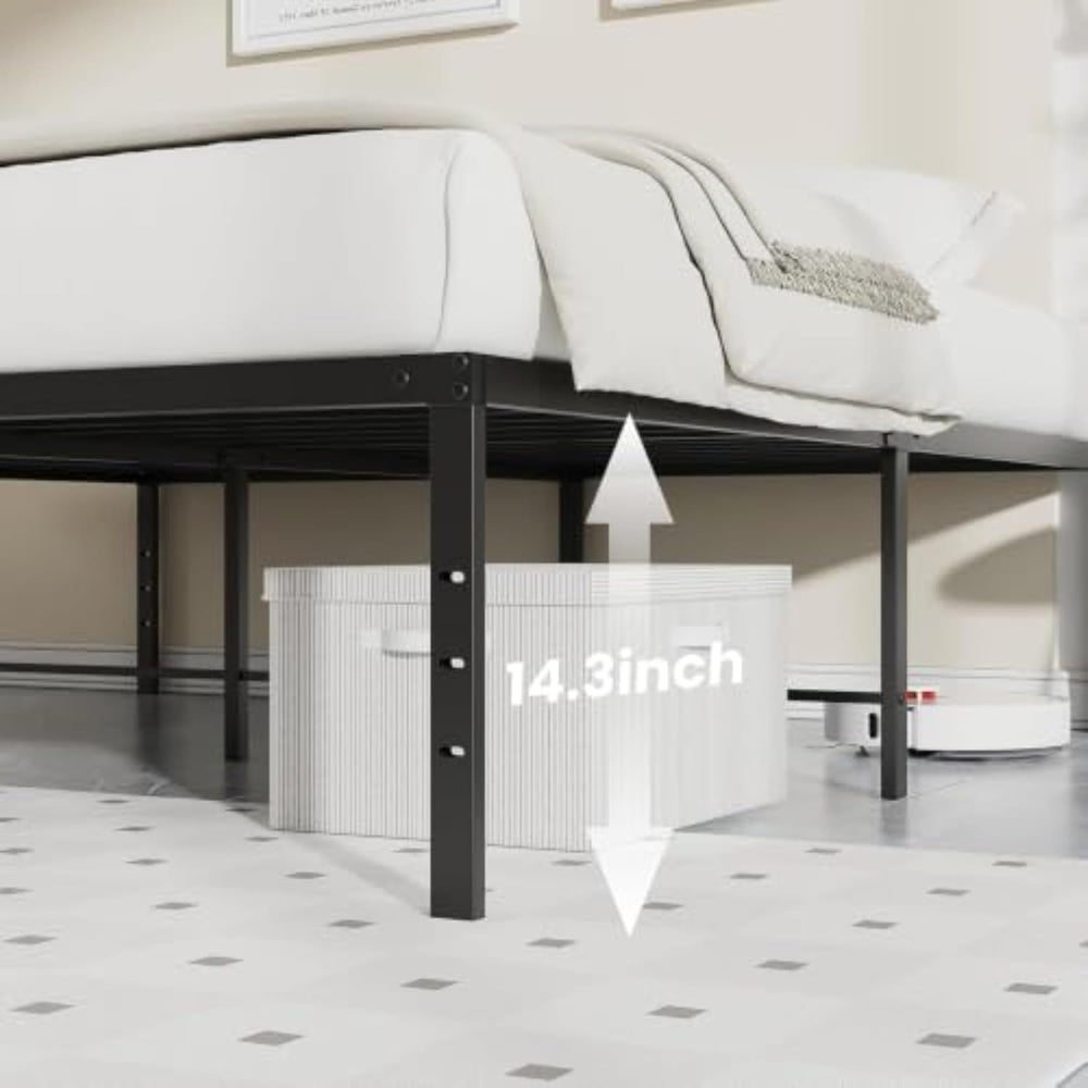 DUMOS Full Bed Frames, 16 Inch Height Metal Platform Bed Frame