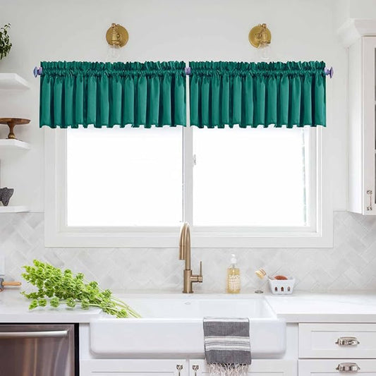 1 Piece Decorative Rod Pocket Valance - Image 2