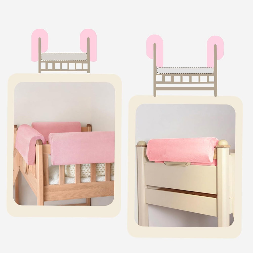 Soft Cushioned Barrier, 3 Ft, Light Pink
