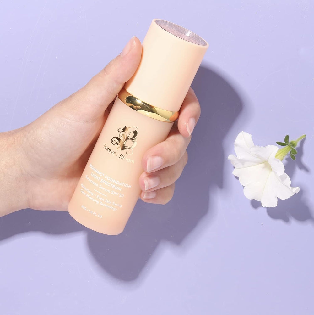 Forever Bloom Biomimic 4-in-1 Color Changing Foundation SPF 50, Light