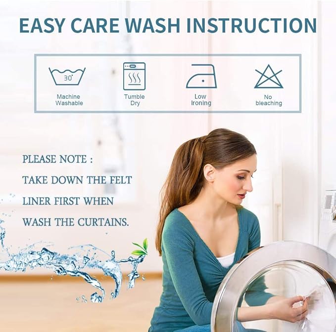 KGORGE Soundproof & Dust Particle Filtering Curtains 100% Blackout Window Cover - Image 7