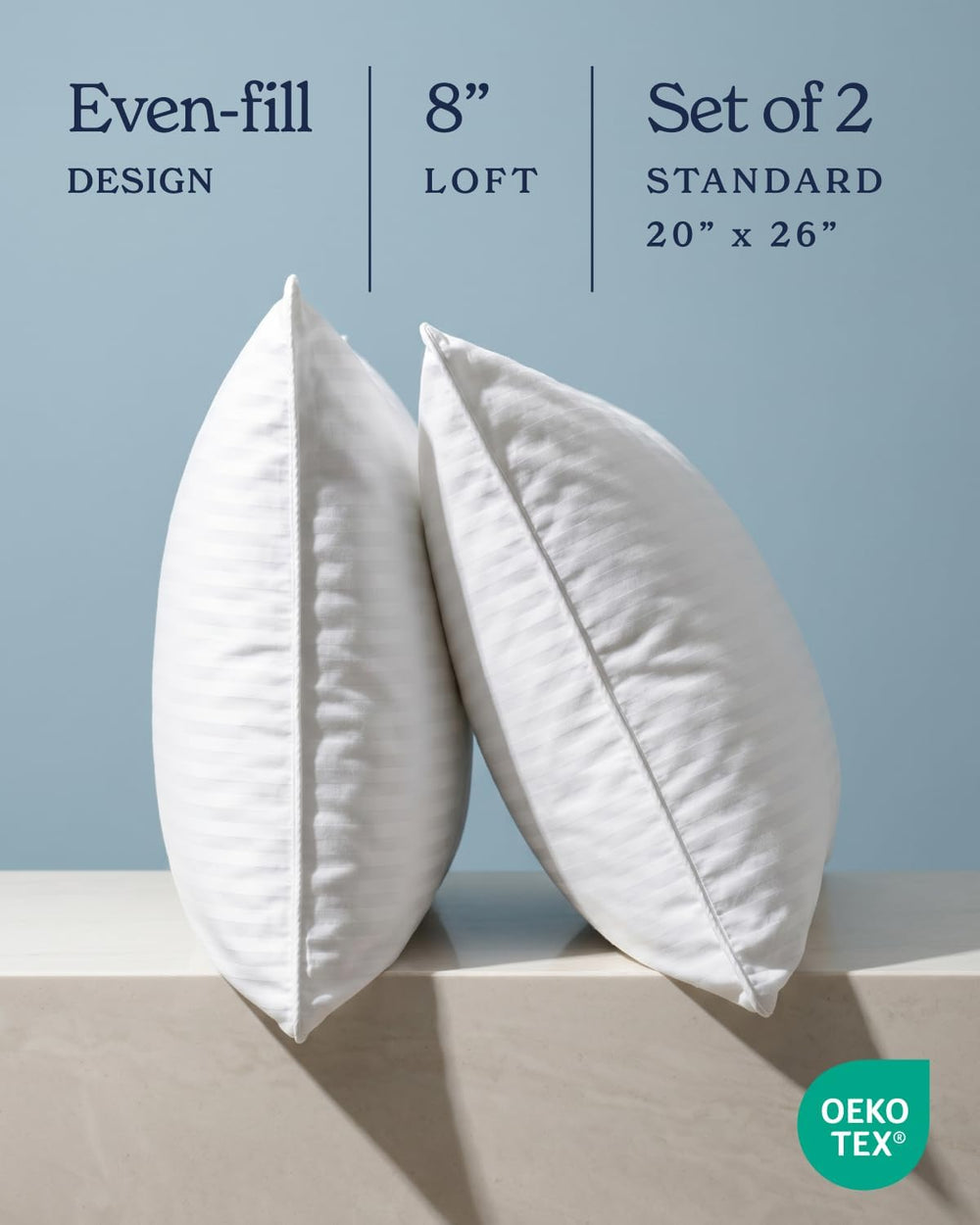 Beckham Hotel Collection Bed Pillows Standard Size Set of 2