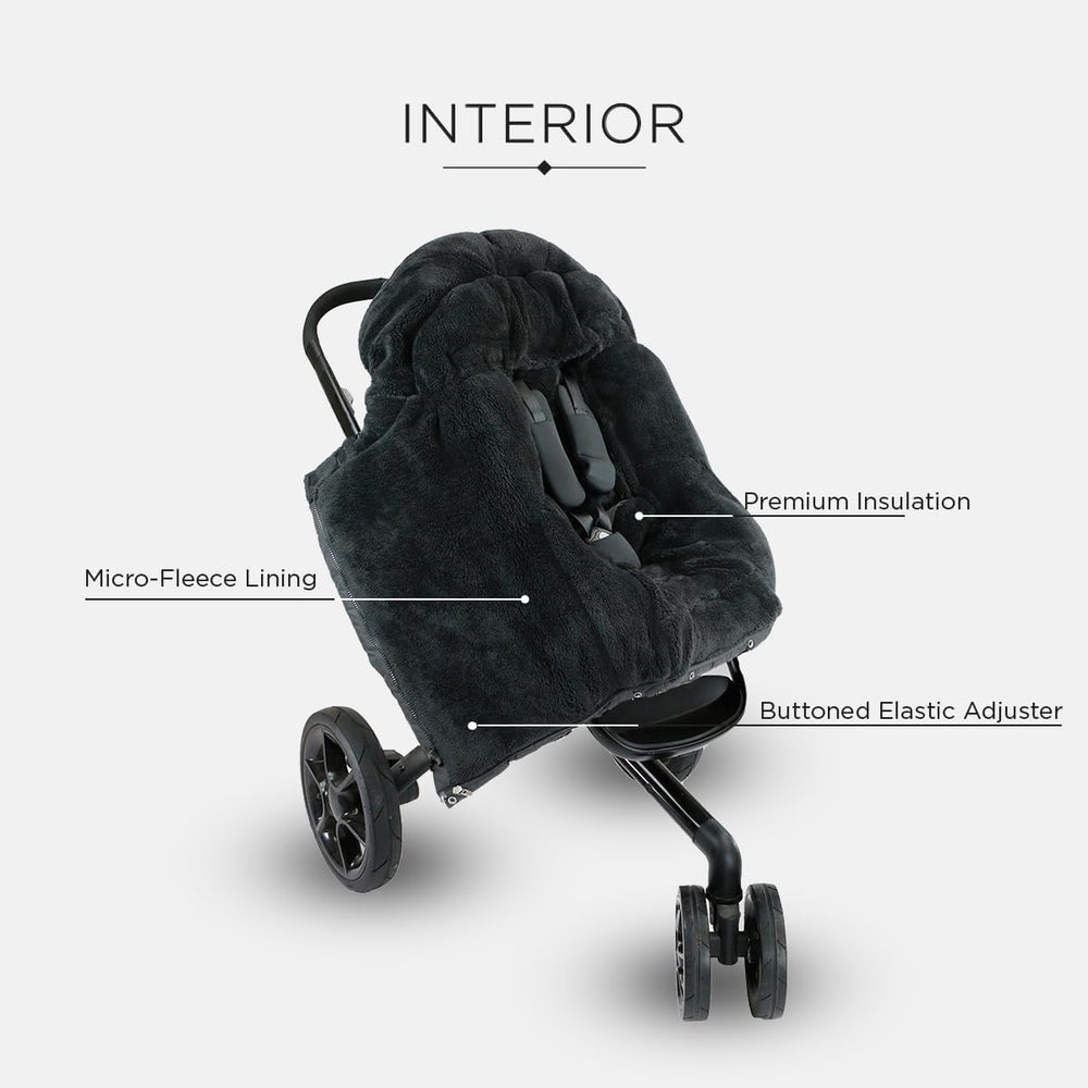 7AM Enfant Blanket 212 Evolution, Universal Adjustable Footmuff, 6M-4T