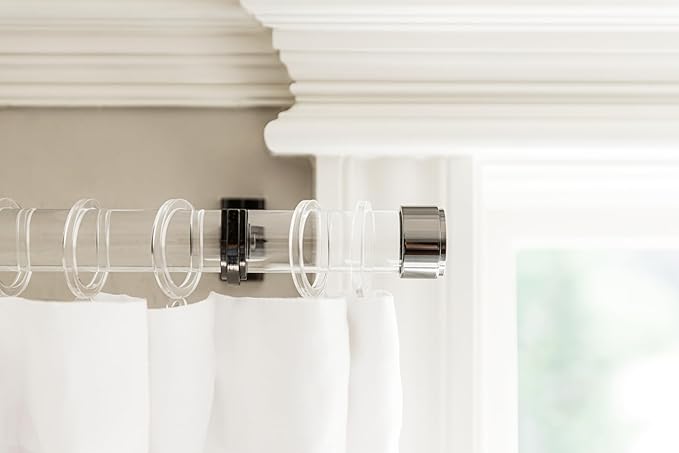 BlastHome® Luxury Curtain Rings – Premium Acrylic – Pinhooks and Clips Included - Image 7