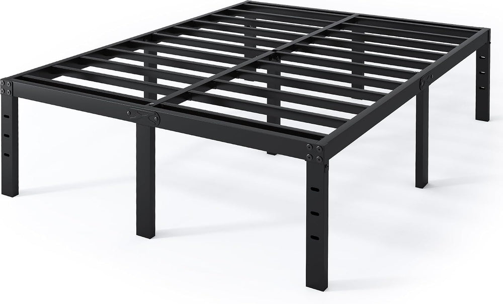 QEROMY Full Size Bed Frame - 18 in Sturdy Platform Bed Frame Full