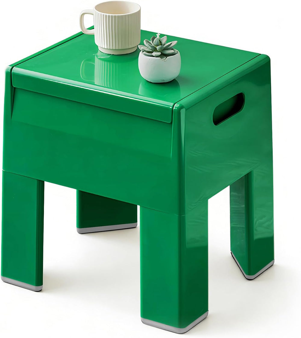 Colorful ABS Plastic Nightstand Detachable Storage Side Table Stool