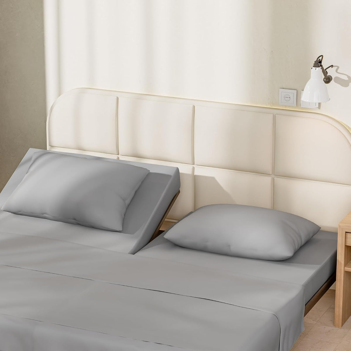 n&y home stretchsnug split top king sheets set, main product view