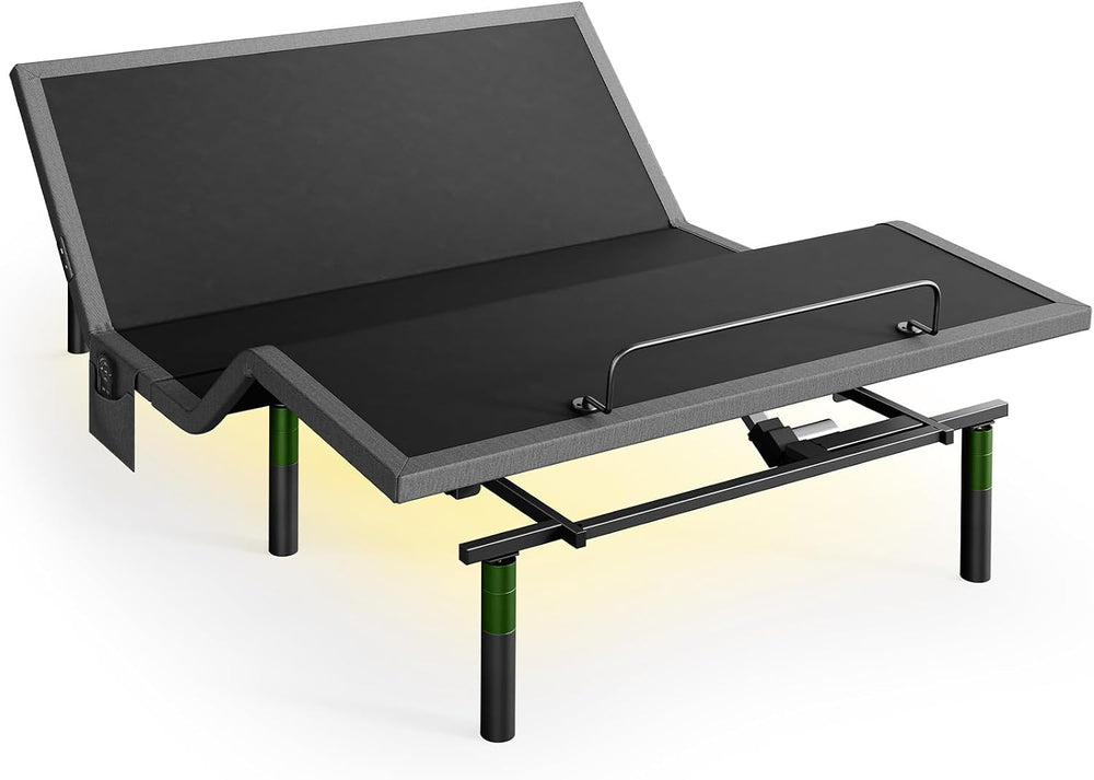 Marsail Queen Adjustable Bed Base Frame, 4 Ports USB A&C Adjustable Bed B...