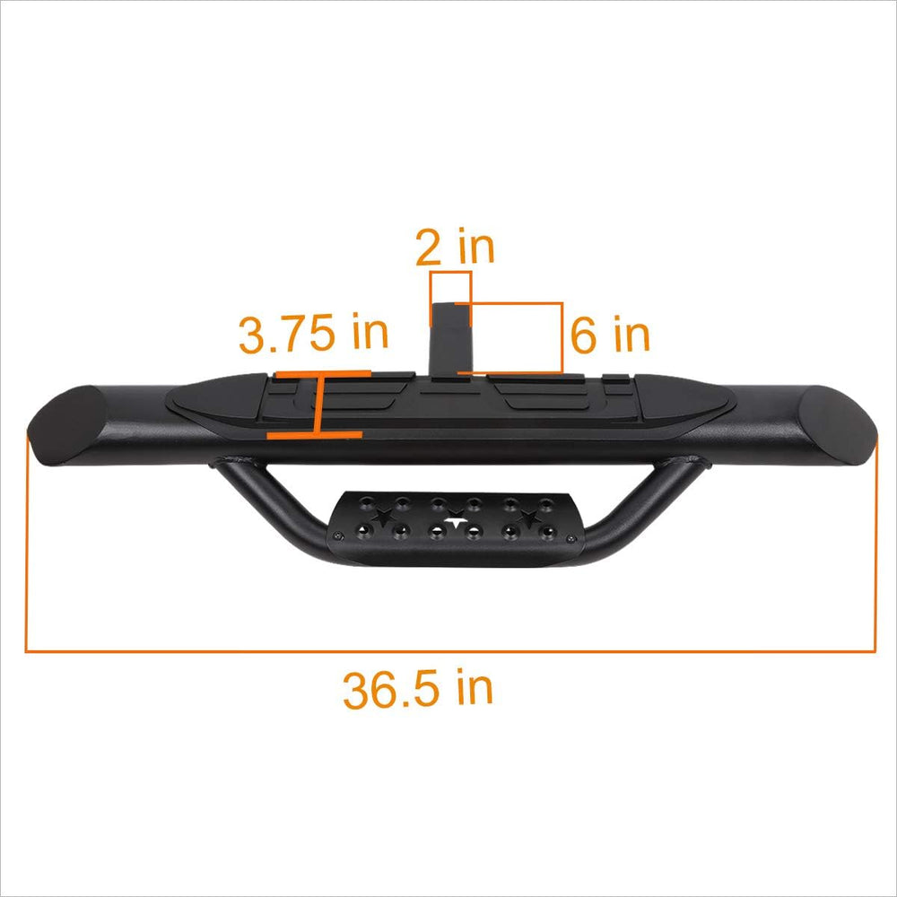 PM PERFORMOTOR Universal Truck Trailer Tow Hitch Step Fits 2" Receiver,R...