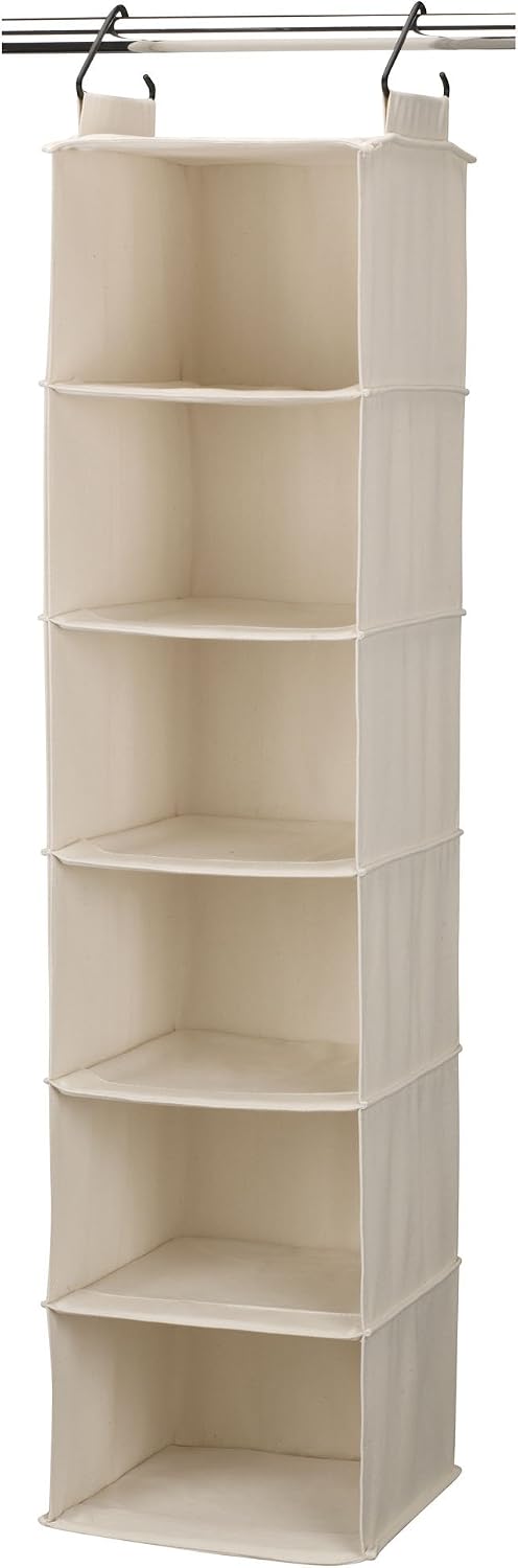 Household Essentials Cedarline 6‑Shelf Hanging Closet Organizer in Heavy‑Duty...