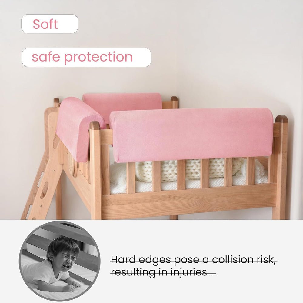 Soft Cushioned Barrier, 3 Ft, Light Pink