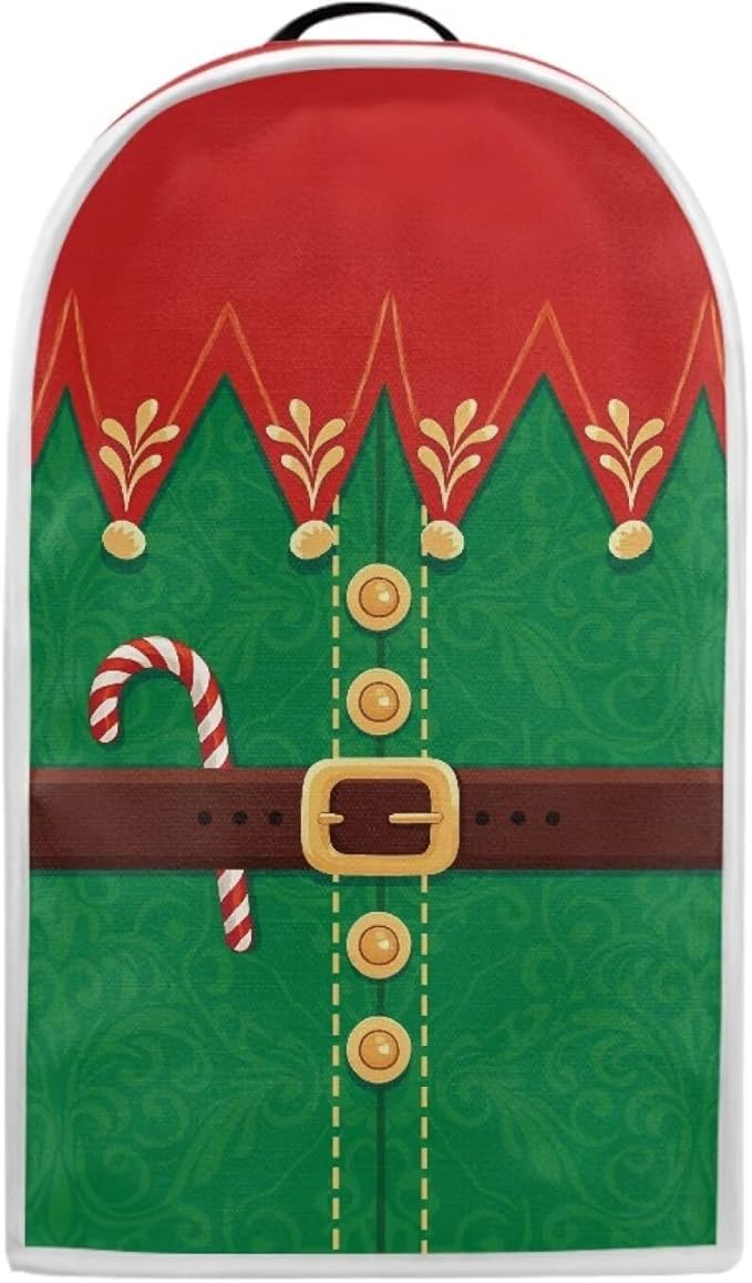 Christmas Teal Blender Cover for Kitchen Countertop Santa Claus Small Appliance - Image 6