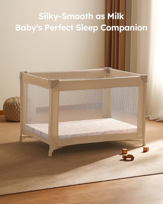 Pack and Play Sheets Fitted 3 Pack, Mini Crib Sheets - Image 7