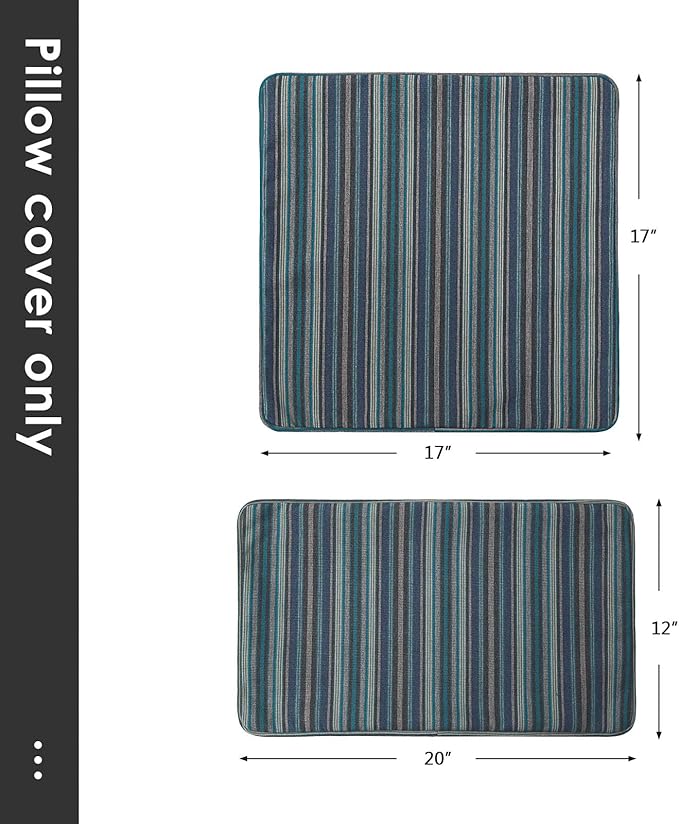 Outdoor Sunbrella Decorative Throw Pillow Covers Only, Sofa and Patio Furniture - Image 8