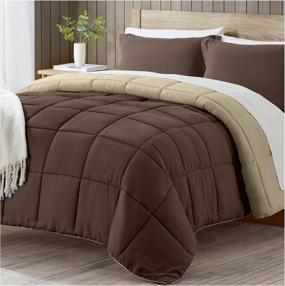 satisomnia Twin Size Comforter Set 2 Piece, Lightweight Bed Comforters