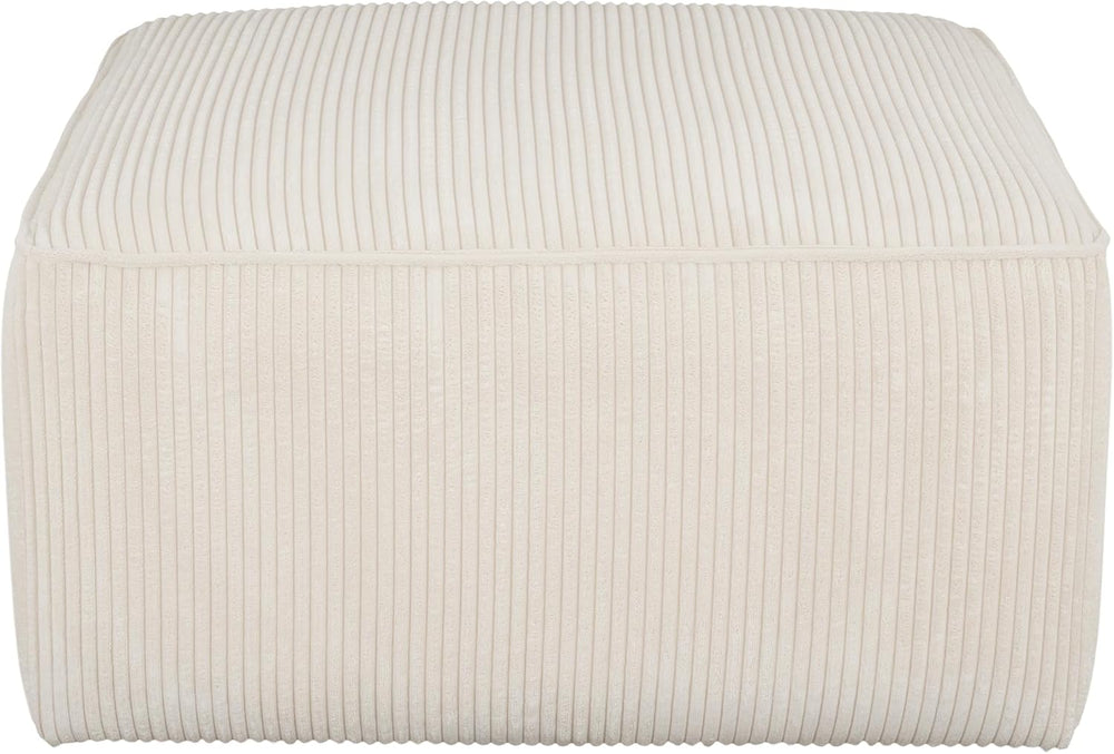 Christopher Knight Home Kyle Corduroy Woven Upholstery Square Ottoman, Living...