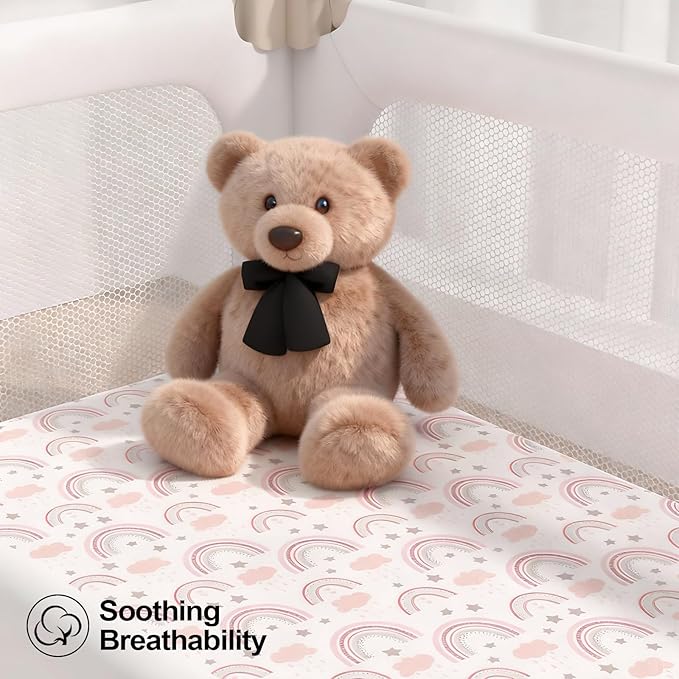 Baby Bassinet Sheets for Baby Boy Girls, Baby Delight, Angelbliss - Image 7