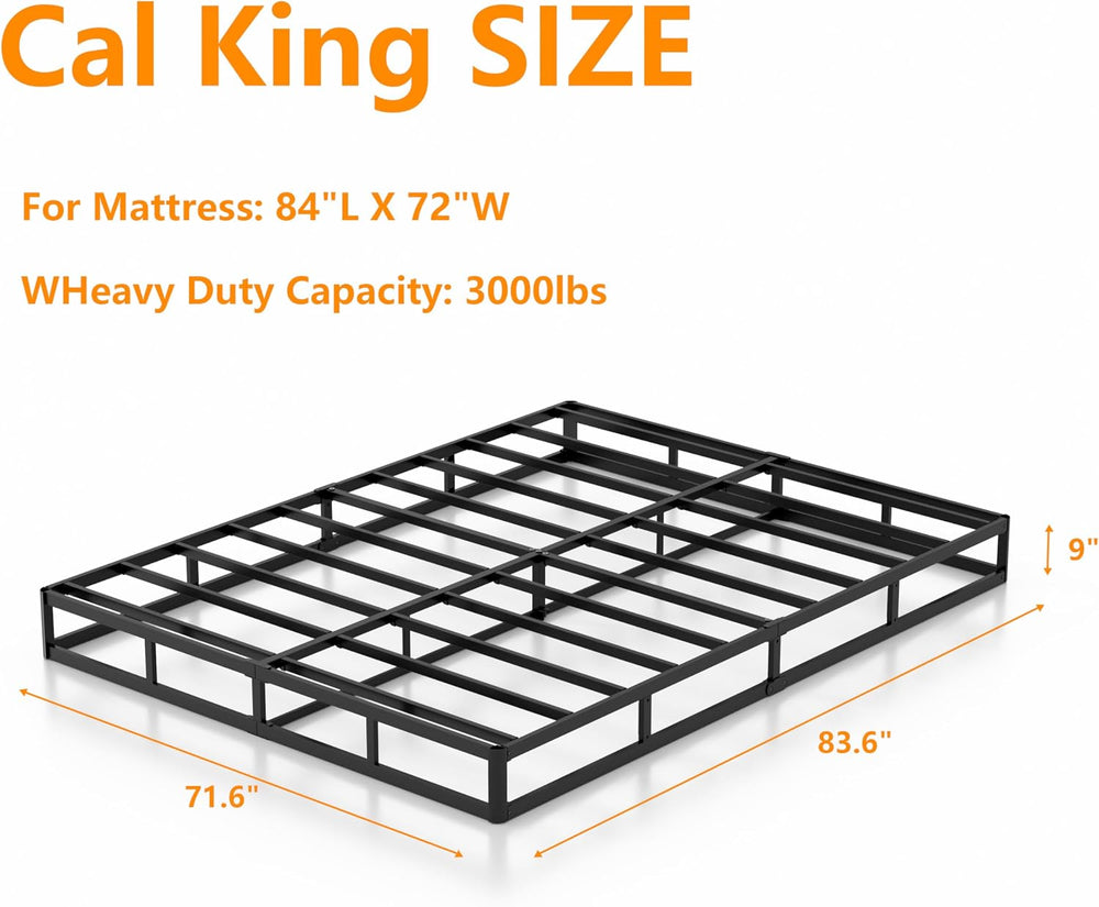 DORITRON California King Box Spring 9 Inch, 3000lbs Heavy Duty Cal King Box S...