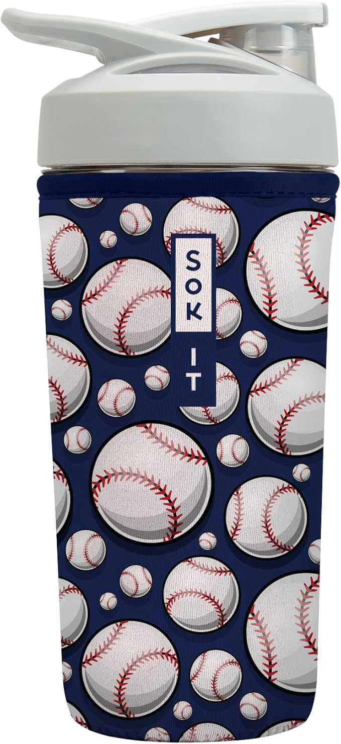 Sok It BotlSok Protein Blender Shaker Bottle Sleeve Insulated Neoprene Cover by SokIt