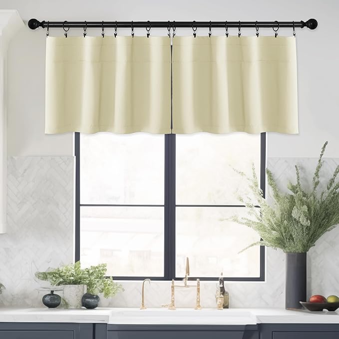 NICETOWN Farmhouse Kitchen Valance - Image 7