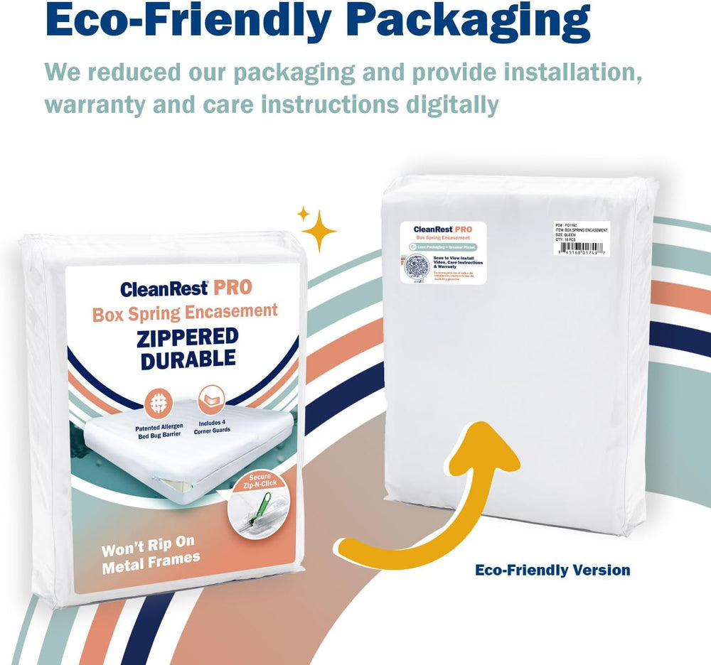 CleanRest PRO Box Spring Encasement - Twin