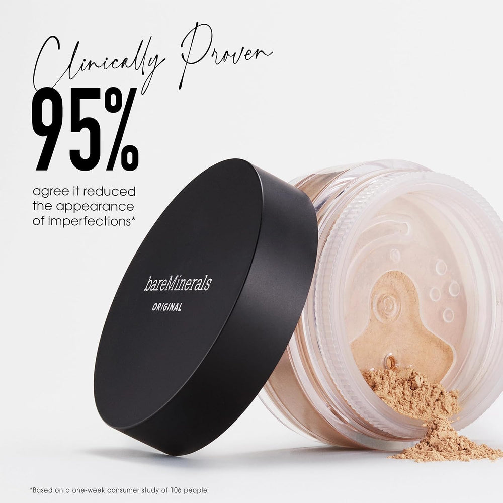 bareMinerals ORIGINAL Loose Powder Foundation, Medium Beige 12, 0.28 oz