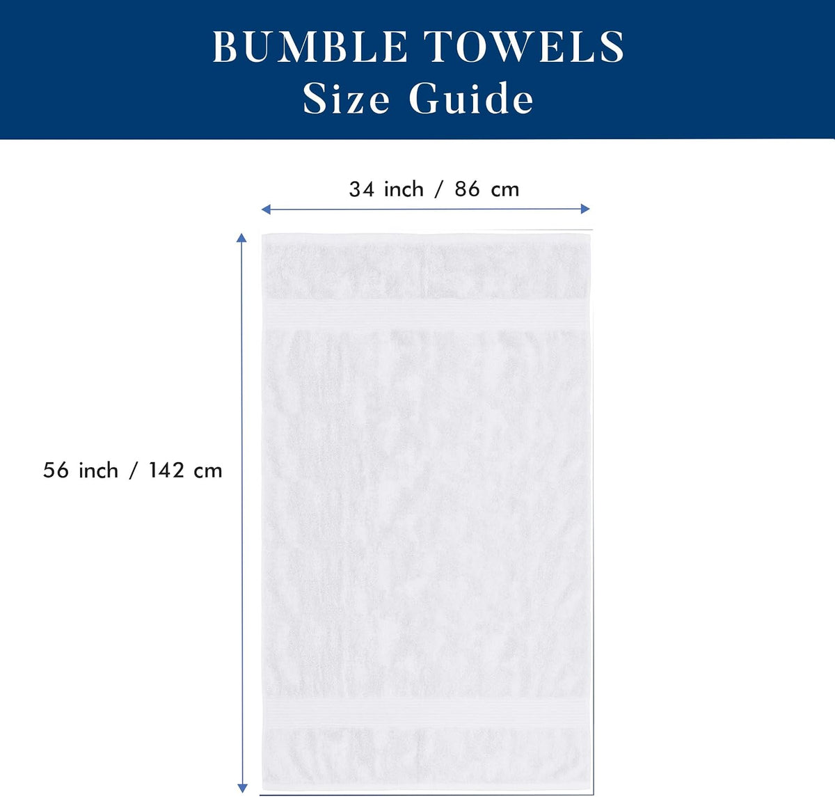 luxury bath towels 4 pack 650 gsm, 34"x56", view 9