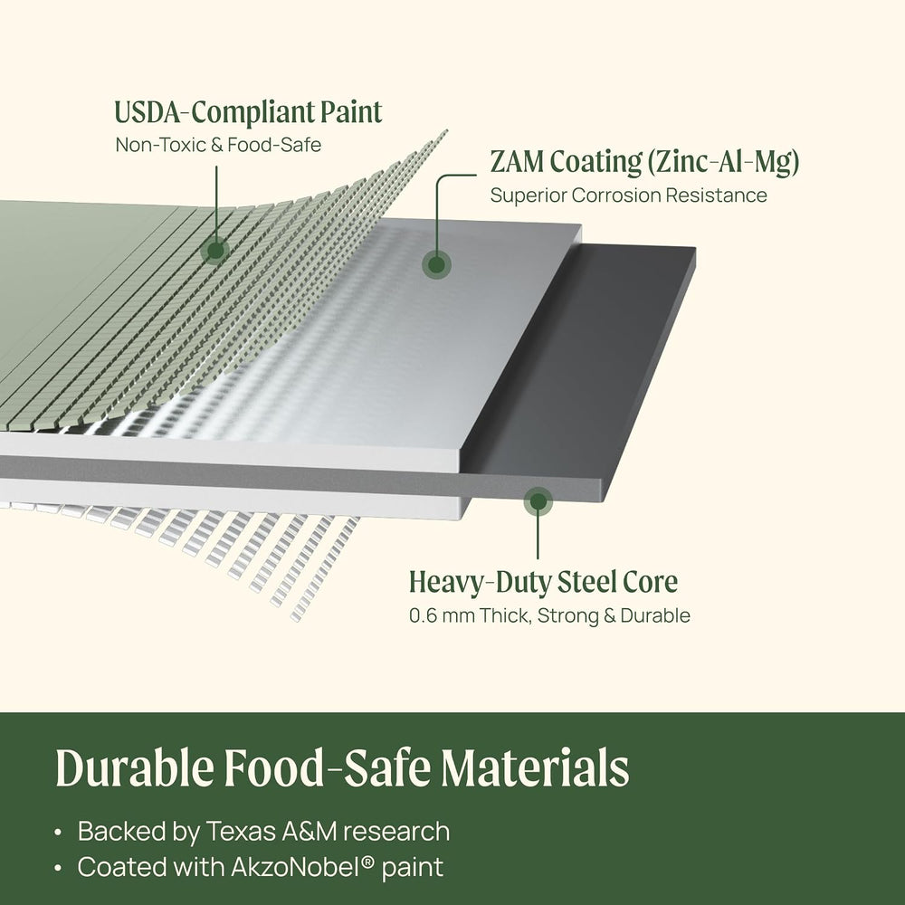 Vego garden Raised Garden Bed Kit, 17" Tall 10 in 1 Jumbo Modular Metal ...