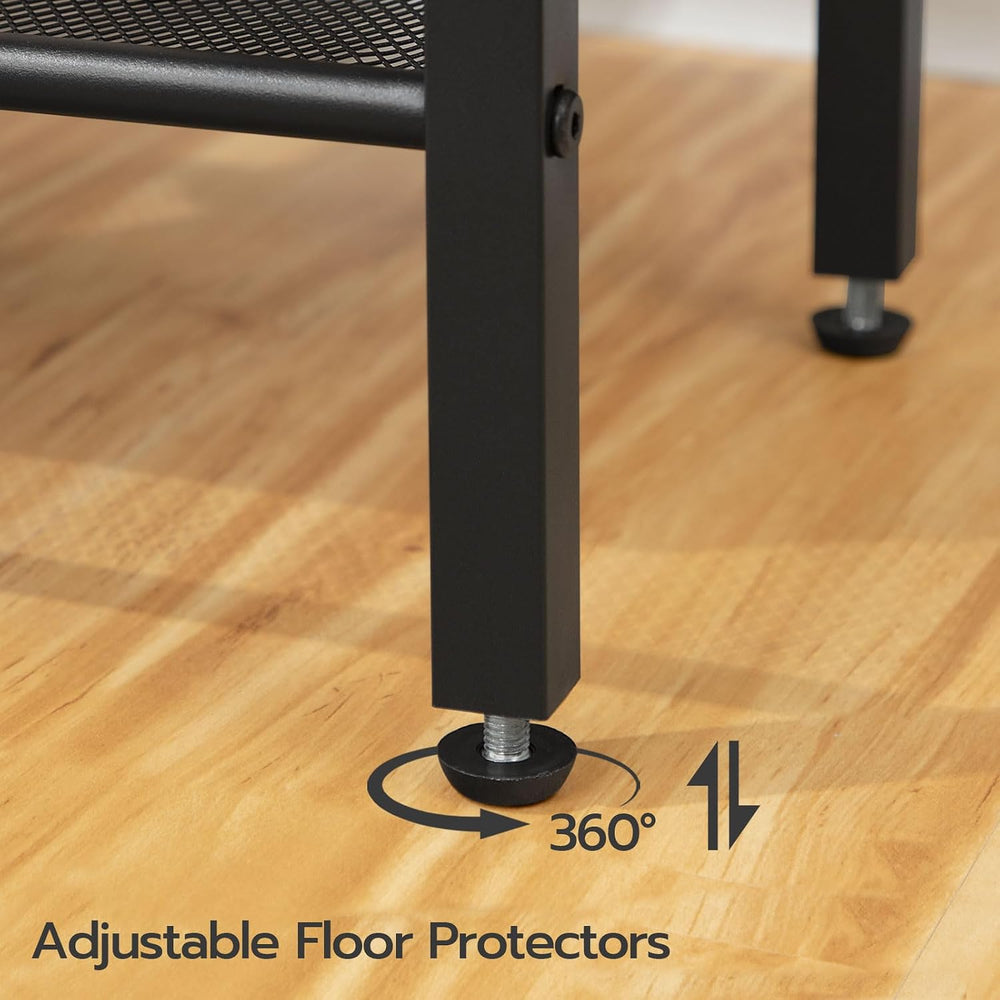 HOOBRO Side Tables with Charging Station, Small End Tables for Small Space