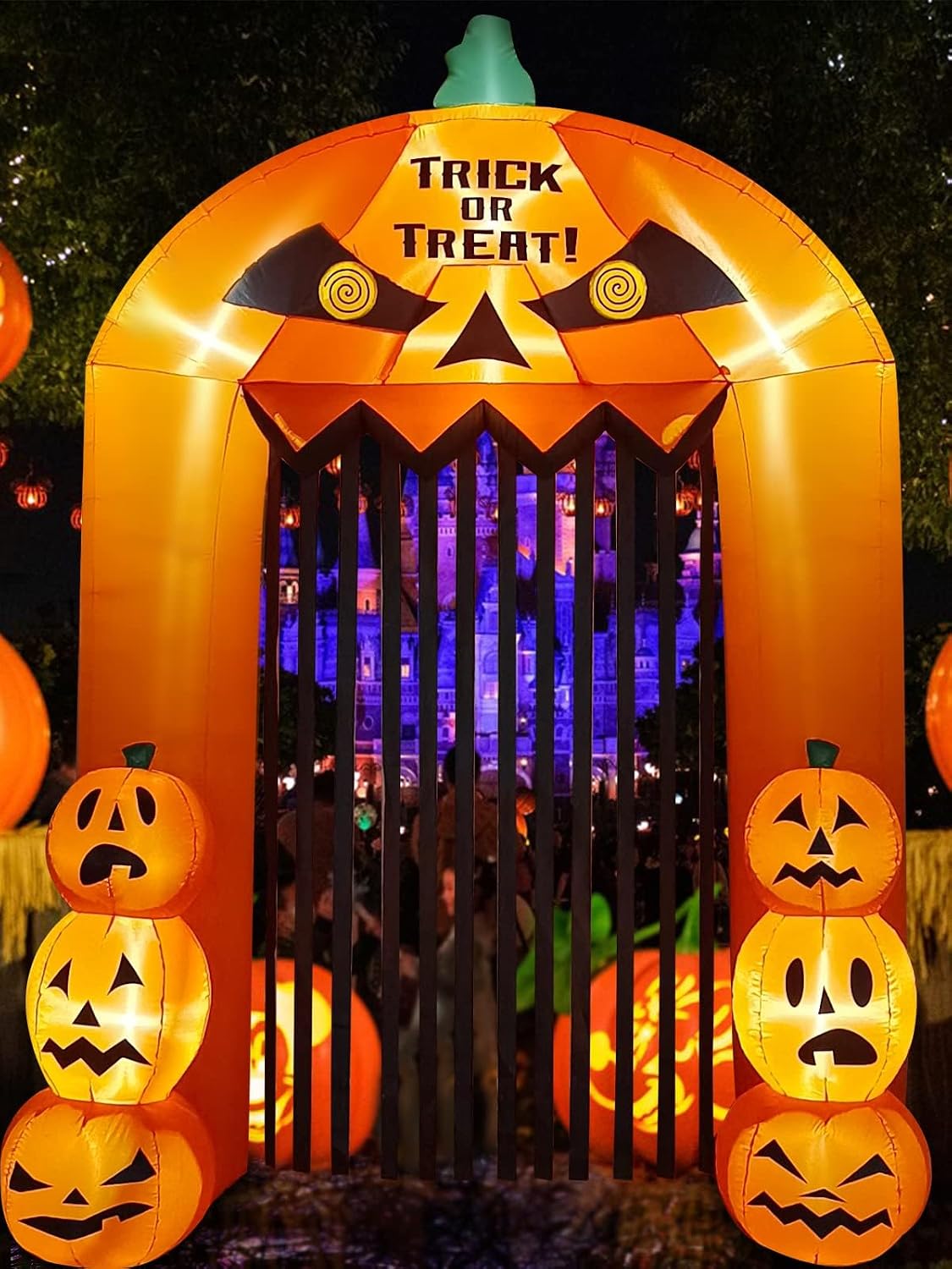9.5 Feet Halloween Inflatable Arch, Kalolary Pumpkin Inflatables Archway