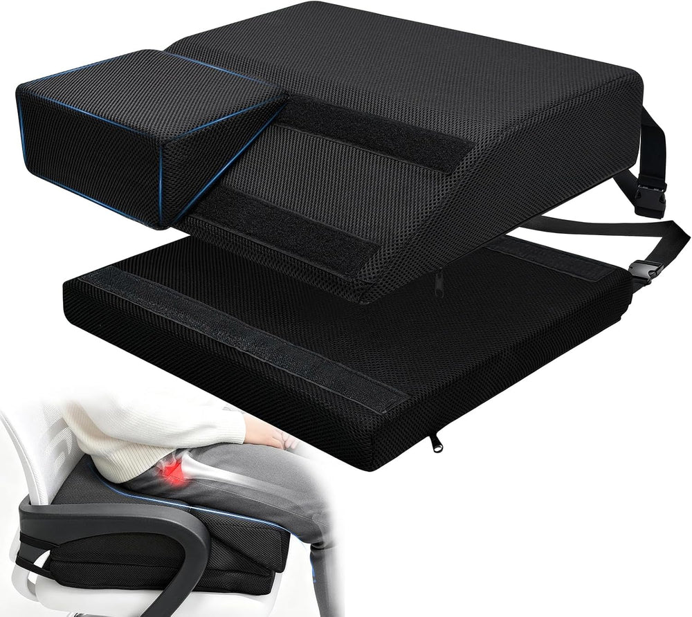 Adjustable Post Hip Surgery Cushion for Right Left, Wedge Hip Replacement Pil...