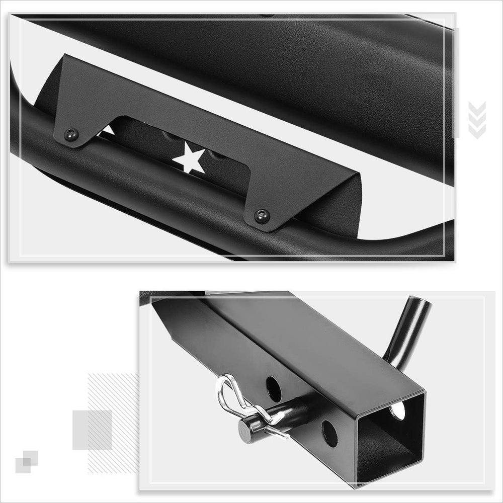 PM PERFORMOTOR Universal Truck Trailer Tow Hitch Step Fits 2" Receiver,R...